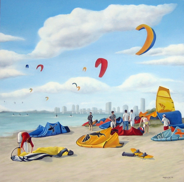 from Key Biscayne - oil on canvas
